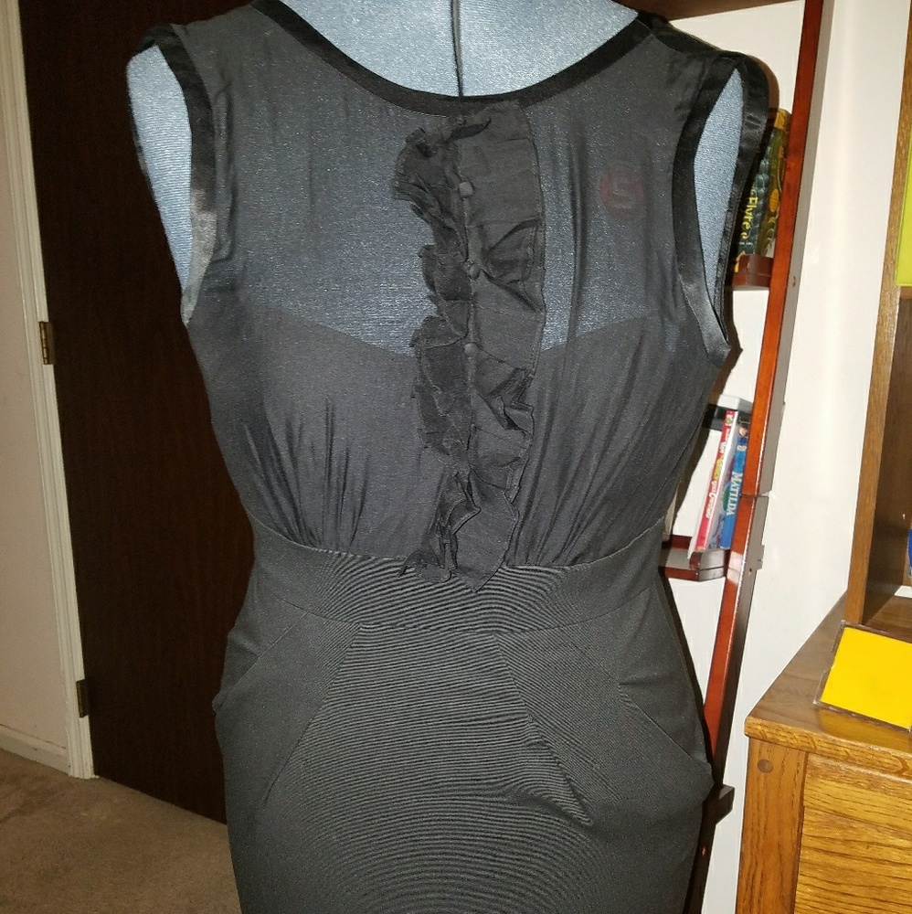 Size 2 BCBG Max Azria Ruffle Front Dress